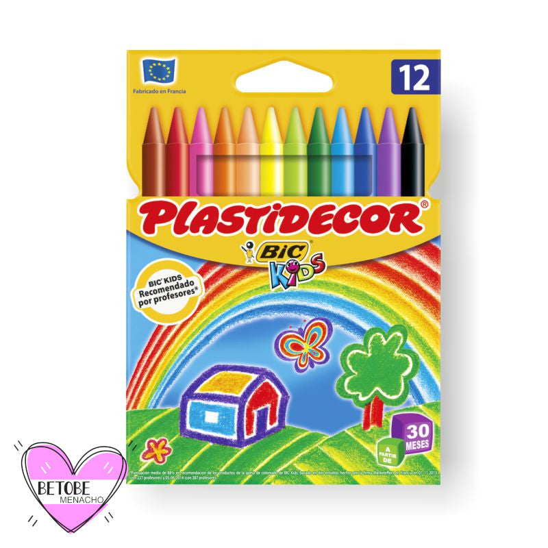 Ceras Plastidecor Kids Metálicos Y Pastel ( 12 Colores ) – Be To Be Menacho