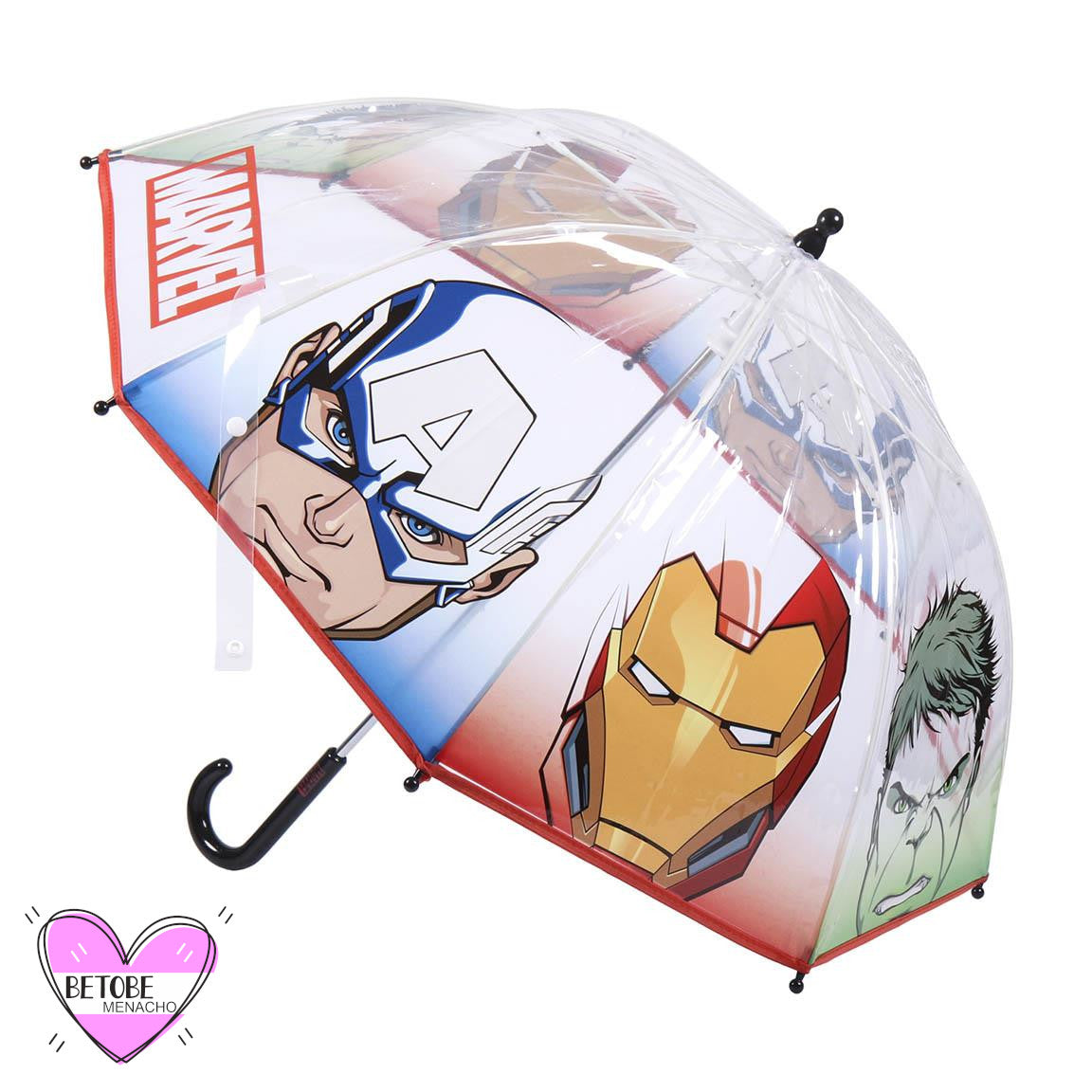 Paraguas Infantil Hulk Thor Avengers Transparente – Be To Be Menacho