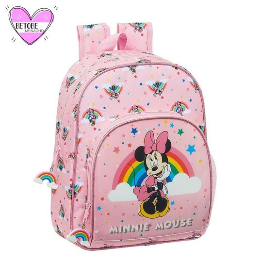 Mochila Infantil Minnie Mouse Rainbow