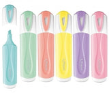 Marcadores Subrayadores Colores Pastel Clasic 6 Unidades - Maped