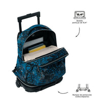 Mochila Escolar Grande Con Ruedas Totto Desmontable Urban Grap - Modelo Tiza - Carro Desmontable Talla L - Totto