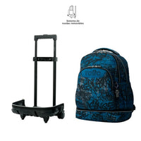 Mochila Escolar Grande Con Ruedas Totto Desmontable Urban Grap - Modelo Tiza - Carro Desmontable Talla L - Totto