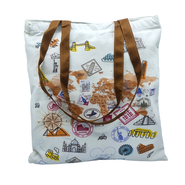 Tote Bag Bolso De Lona Travel - Apapachar