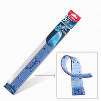 Regla Transparente Flexible 30 Cm Colores Variados - Maped