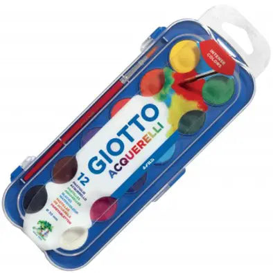 Acuarelas Giotto 12 Colores + Pincel - Giotto