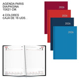 Agenda París Día Página 25 x 21 Cm A5 Colores Surtidos - Poessa