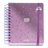 Agenda escolar arcoiris dia vista Miquel Rius en papeleria Badajoz