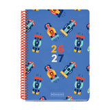 Agenda escolar Cars 15x21 Miquel Rius en papeleria Badajoz