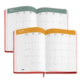 Agenda Escolar 18 Meses Semana Vista Color Rojo 14x19 cm 26/27 - Miquel Rius