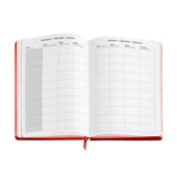 Agenda Escolar 18 Meses Semana Vista Color Rojo 14x19 cm 26/27 - Miquel Rius