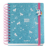 Agenda escolar unicornios dia vista Miquel Rius en papeleria Badajoz