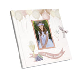 Album fotos primera comunion nina caliz globos Arguval disponible en papeleria en Badajoz Be To Be