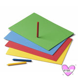 Tapete De Punzonado Lamina De Picado De Goma Eva 20x30 Cm Colores Variados - Faibo