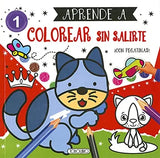 Aprende a Colorear Sin Salirte Nº1 Infantil con Pegatinas Todolibro disponible en papeleria en Badajoz