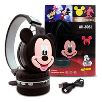 Auriculares Infantiles Mickey Mouse Inalámbricos Bluetooth 5.1 Disney Color Negro - SE