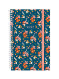 Agenda Finocam Design Flora semana vista 2027 formato E5 con portada floral disponible en Be To Be Badajoz