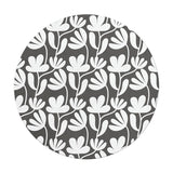Alfombrilla para raton redonda White Flowers Miquel Rius disponible en papeleria en Badajoz
