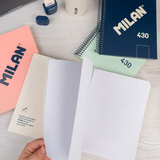 Libreta Cuaderno A5 80H Liso 95gr Since 1918 Beige - Milan