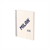 Bloc espiral A5 MILAN 430 beige Since 1918 con 80 hojas lisas de 95 g disponible en Be To Be Badajoz