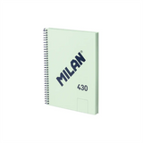 Bloc espiral A5 MILAN 430 verde Since 1918 con 80 hojas lisas de 95 g disponible en Be To Be Badajoz
