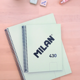 Libreta Cuaderno A5 80H Liso 95gr Since 1918 Verde - Milan