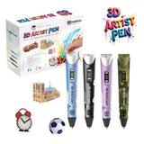 Boligrafo 3D Artist Pen con 30 metros de PLA ALEX BOG disponible en papeleria en Badajoz
