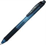 Bolígrafo roller Pentel Energel BL107 negro de tinta gel y secado rápido disponible en papeleria en Badajoz