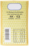 Bolsas Sobre Acolchadas Con Burbujas De Aire y Solapa Adhesiva Ak-13 150x215 mm Papel Kraff nº 3 - Sam