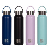Botella isotermica de acero inoxidable B-2GO Oxford 0,60 litros en colores malva Ice Mint navy y negro disponible en papeleria en Badajoz