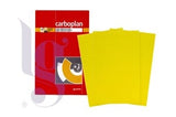 Papel carbón para textil Carboplan amarillo Grafoplás en paquete de 100 hojas disponible en Be To Be Badajoz