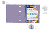 Carpeblock A4 Europeanbinder Oxford  4 anillas 35 mm Dreamtech Dreamtech + Recambio 5x5 mm - Oxford