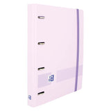Carpeblock A4 Oxford Polyfoam rosa 4 anillas 35 mm con recambio 5x5 disponible en papeleria en Badajoz