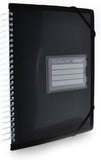 Carpeta A5 Office Box de 20 fundas transparentes con gomas y espiral en colores variados disponible en Be To Be Badajoz