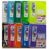 Carpeta De Fundas Transparentes A5 Con Gomas y Espiral 20 Fundas PP Portada Personalizable - Office box