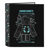 Carpeta Minecraft Screen Safta tamaño folio con 4 anillas de 40 mm y lomo ancho de 60 mm en Badajoz