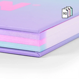 Cuaderno A4 90H 95Gr Cuadricula 5x5 mm Tapa Dura Sunset - Milan