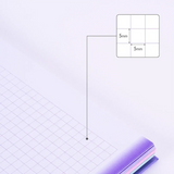 Cuaderno A4 90H 95Gr Cuadricula 5x5 mm Tapa Dura Sunset - Milan