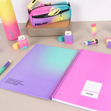 Cuaderno A4 90H 95Gr Cuadricula 5x5 mm Tapa Dura Sunset - Milan