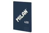 Cuaderno Libreta Color Azul Serie 1918 A4 48 Hojas 95g 5x5 mm - Milan
