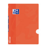 Cuaderno libreta Openflex bloc grapado A4 1 linea con margen tapa plastica naranja Oxford disponible en papeleria en Badajoz
