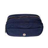 Estuche Portatodo De Cuatro Compatimentos Con Solapa 1918 Azul - Milan