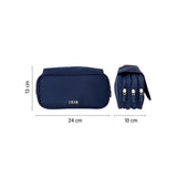 Estuche Portatodo De Cuatro Compatimentos Con Solapa 1918 Azul - Milan