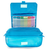 Estuche Portatodo Cuatro Compartimentos 4 Cremalleras Colorline - Office Box