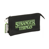 Estuche Portatodo De Tres Compartimentos Stranger Things - Safta