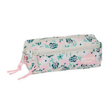 Estuche portatodo triple Minnie Mouse Minty con goma elastica Safta disponible en papeleria en Badajoz