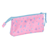 Estuche Portatodo de Tres Compartimentos Stitch Bright - Safta