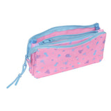 Estuche Portatodo de Tres Compartimentos Stitch Bright - Safta