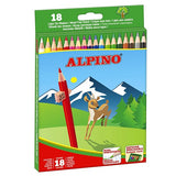 Lapices de colores Alpino 18 unidades disponibles en papeleria en Badajoz