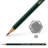 Lápiz de Grafito Faber Castell 9000 4B - Faber-Castell