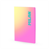 Libreta A4 Milan Sunset rosa amarillo turquesa de 48 hojas 95 g cuadricula 5x5 mm para instituto y universidad en Badajoz